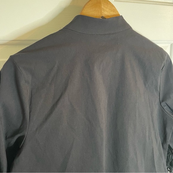 Belle Black full zip Jacket with Fringe Details Size Medium emo goth whimsigoth - Picture 7 of 7